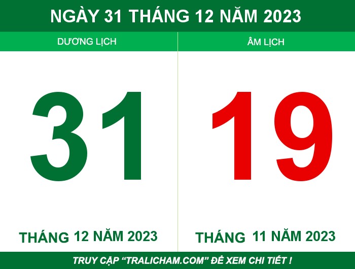 Ngày 31 tháng 12 năm 2023