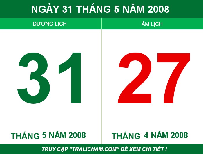 Ngày 31 tháng 5 năm 2008