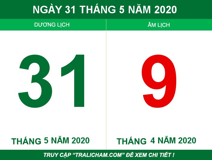 Ngày 31 tháng 5 năm 2020