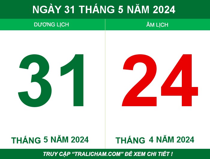 Ngày 31 tháng 5 năm 2024