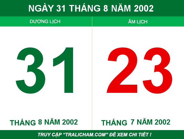 Ngày 31 tháng 8 năm 2002