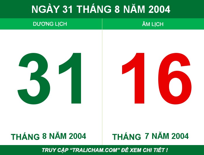 Ngày 31 tháng 8 năm 2004