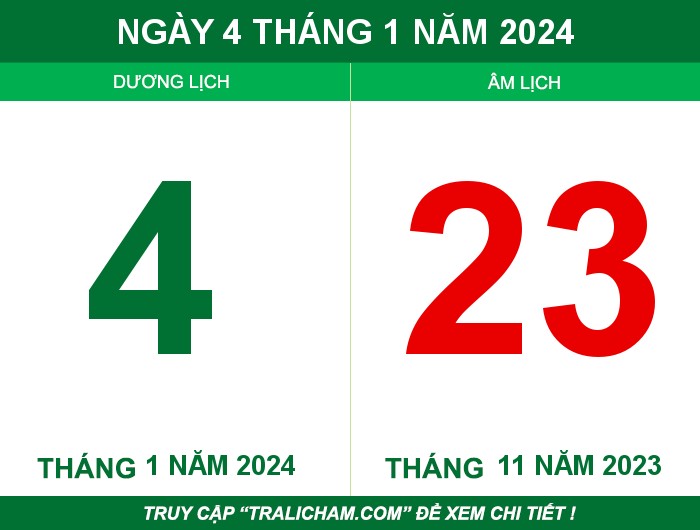 Ngày 4 tháng 1 năm 2024