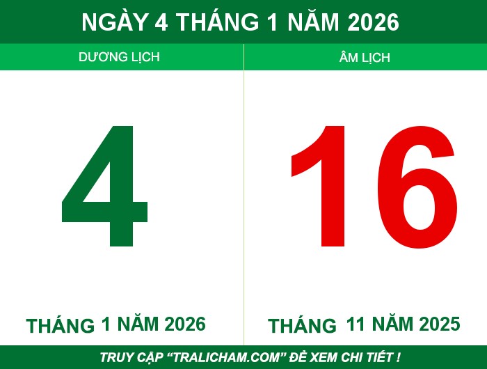 Ngày 4 tháng 1 năm 2026