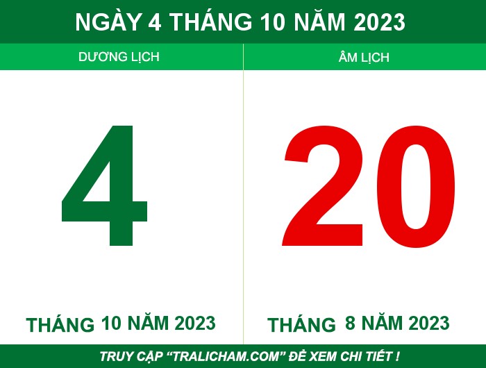 Ngày 4 tháng 10 năm 2023