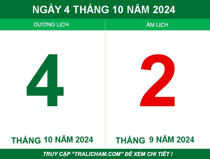 Ngày 4 tháng 10 năm 2024