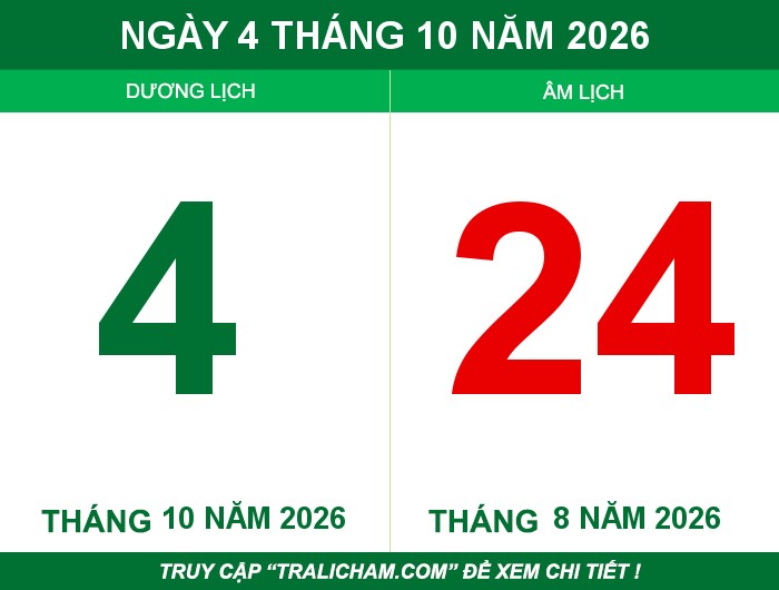 Ngày 4 tháng 10 năm 2026