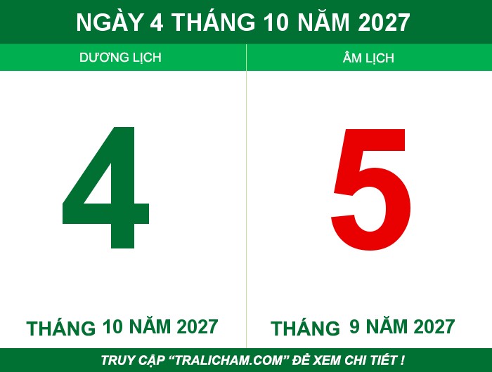 Ngày 4 tháng 10 năm 2027