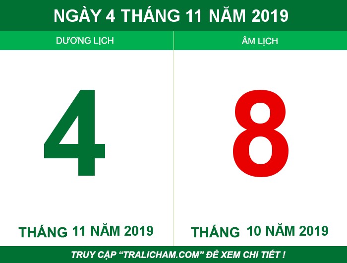 Ngày 4 tháng 11 năm 2019