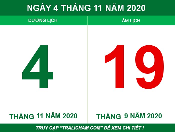 Ngày 4 tháng 11 năm 2020