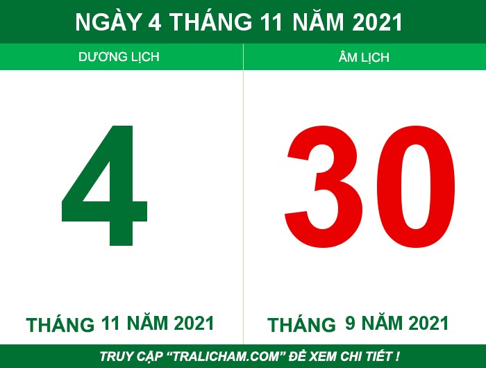 Ngày 4 tháng 11 năm 2021