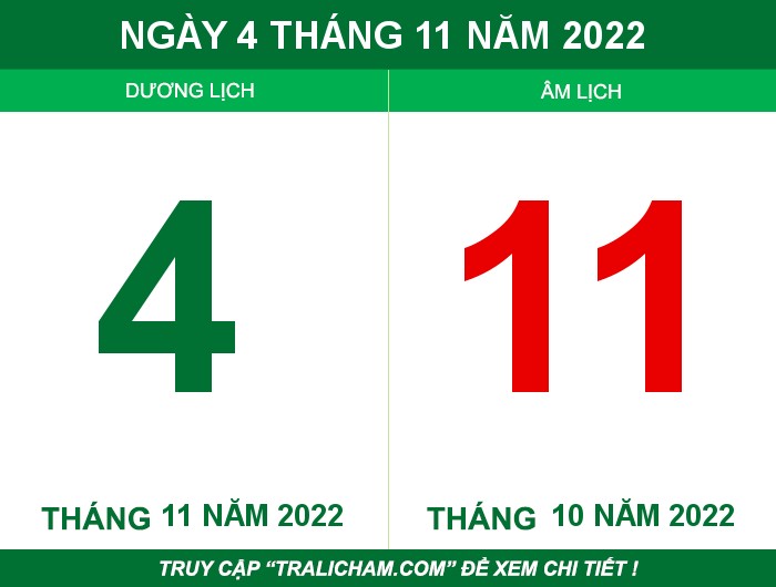 Ngày 4 tháng 11 năm 2022