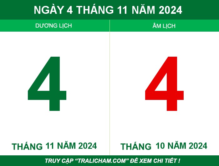 Ngày 4 tháng 11 năm 2024