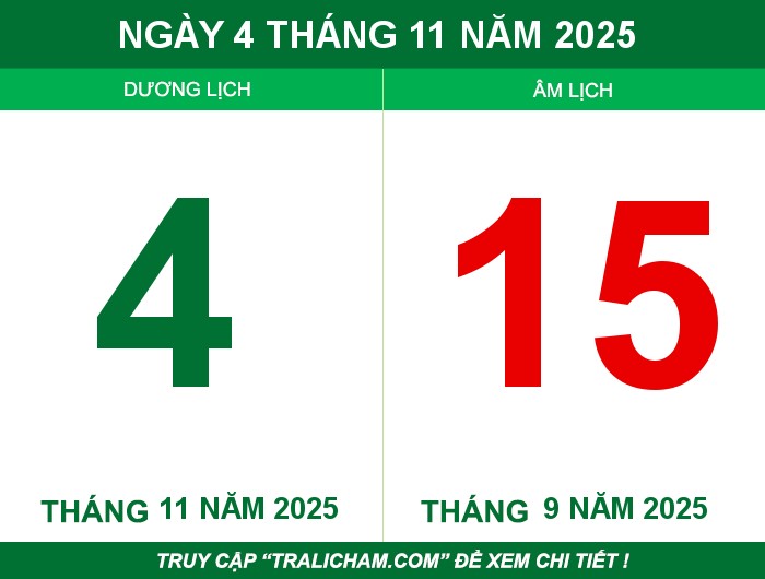 Ngày 4 tháng 11 năm 2025