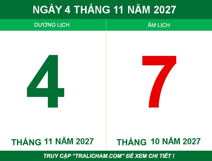 Ngày 4 tháng 11 năm 2027