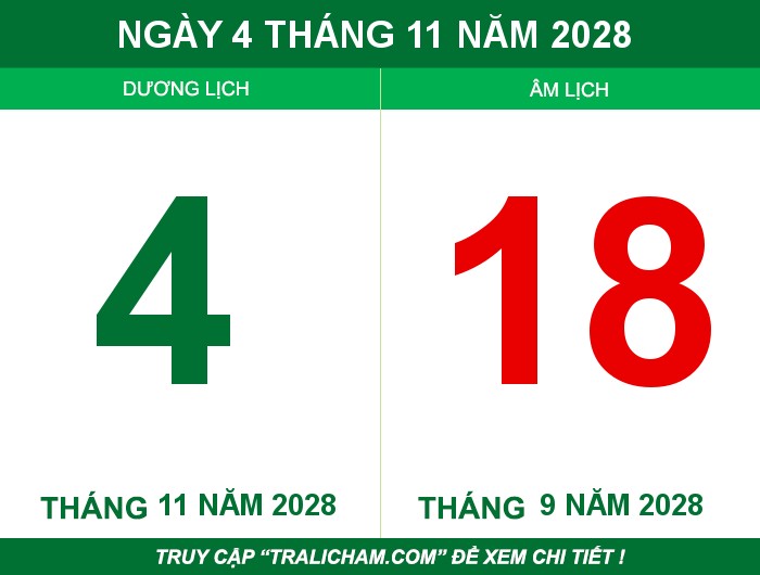 Ngày 4 tháng 11 năm 2028
