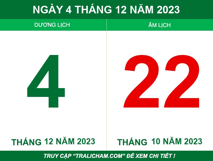 Ngày 4 tháng 12 năm 2023