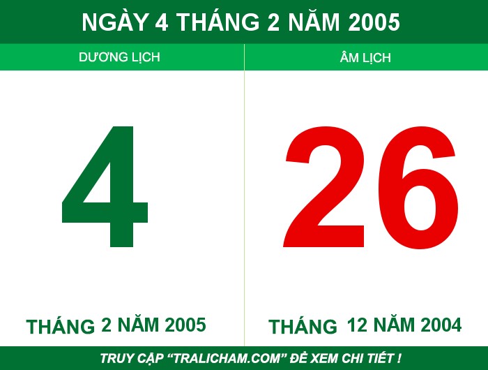 Ngày 4 tháng 2 năm 2005