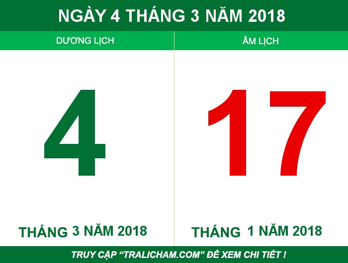 Ngày 4 tháng 3 năm 2018