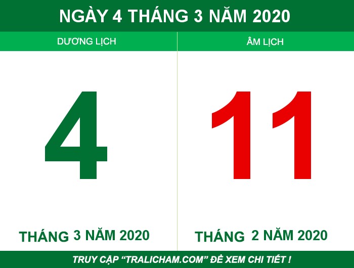 Ngày 4 tháng 3 năm 2020
