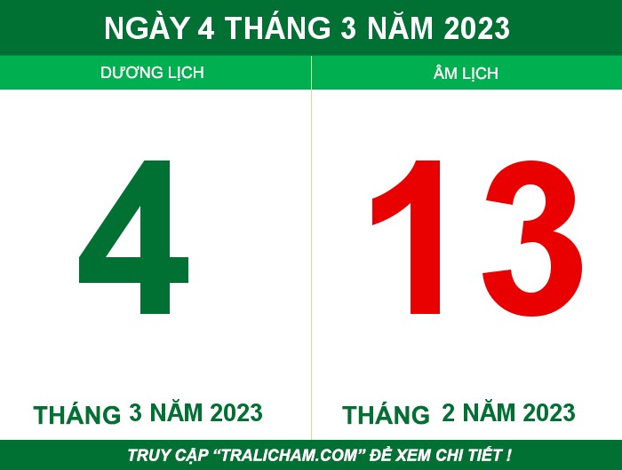 Ngày 4 tháng 3 năm 2023