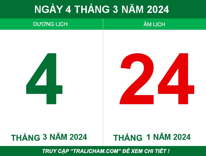 Ngày 4 tháng 3 năm 2024