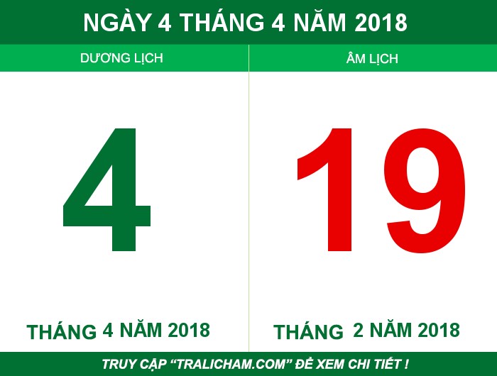 Ngày 4 tháng 4 năm 2018