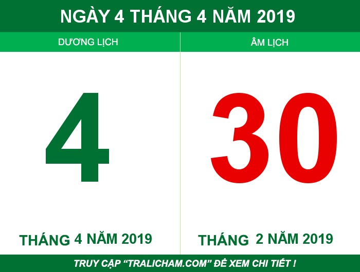 Ngày 4 tháng 4 năm 2019