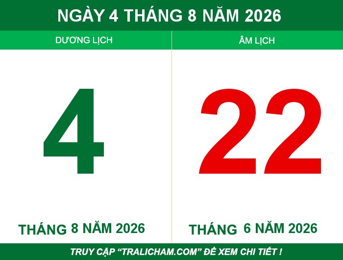 Ngày 4 tháng 8 năm 2026