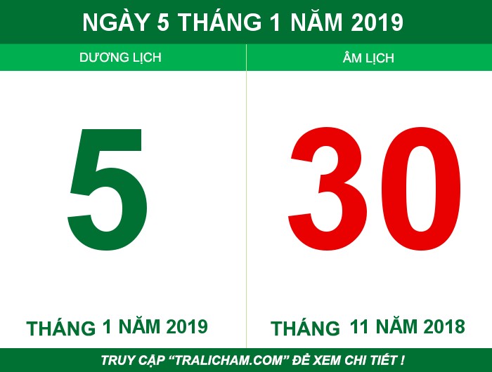 Ngày 5 tháng 1 năm 2019