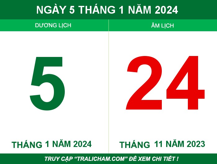 Ngày 5 tháng 1 năm 2024