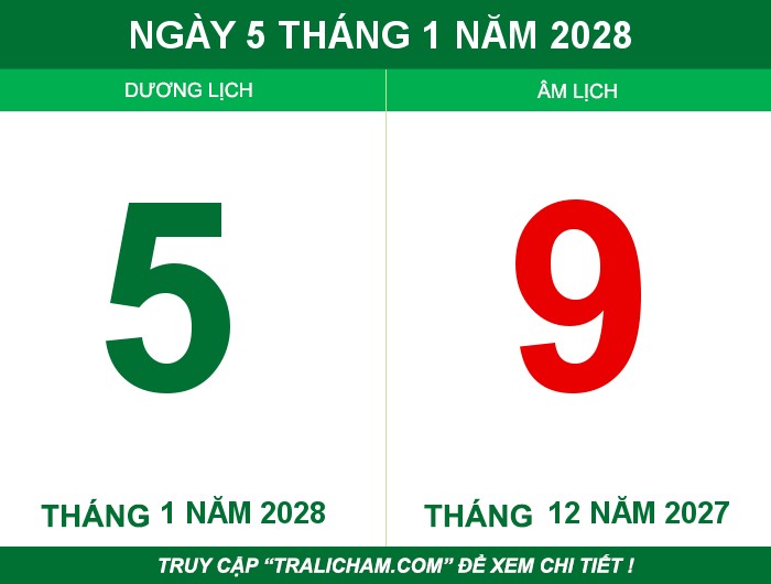 Ngày 5 tháng 1 năm 2028