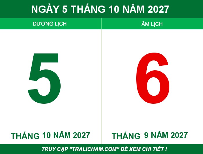 Ngày 5 tháng 10 năm 2027