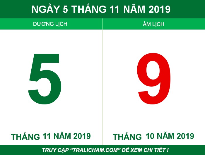 Ngày 5 tháng 11 năm 2019