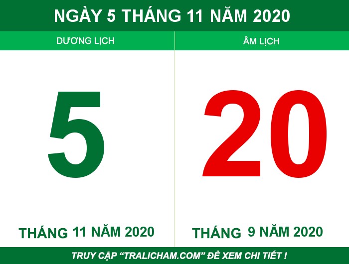 Ngày 5 tháng 11 năm 2020