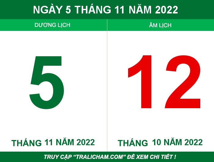 Ngày 5 tháng 11 năm 2022