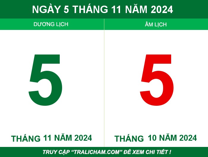 Ngày 5 tháng 11 năm 2024