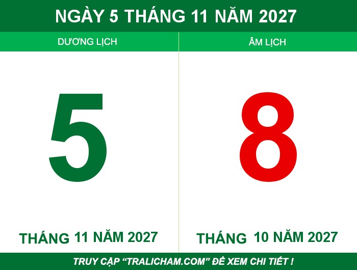 Ngày 5 tháng 11 năm 2027