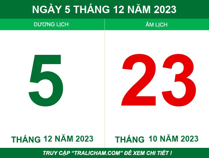 Ngày 5 tháng 12 năm 2023