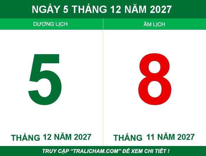 Ngày 5 tháng 12 năm 2027