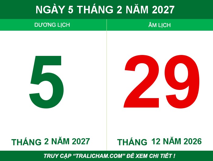 Ngày 5 tháng 2 năm 2027