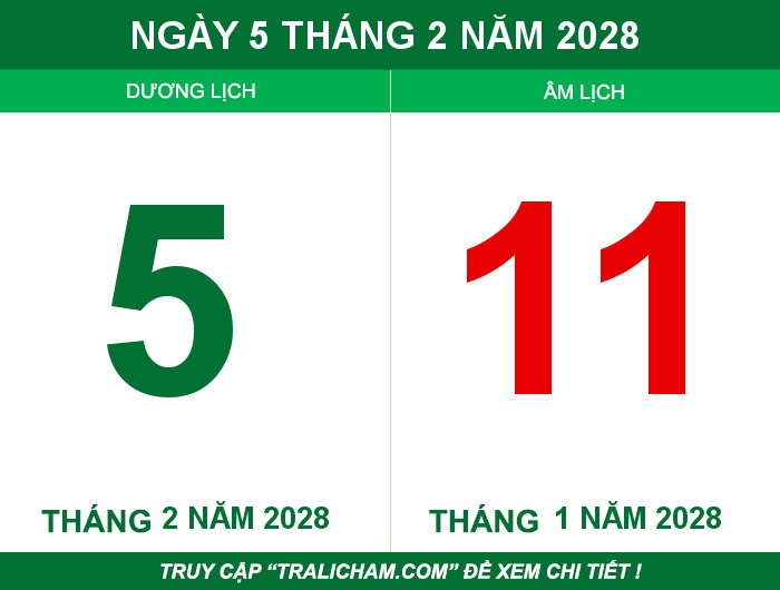 Ngày 5 tháng 2 năm 2028