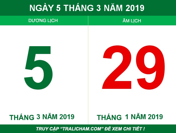 Ngày 5 tháng 3 năm 2019