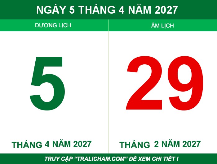 Ngày 5 tháng 4 năm 2027