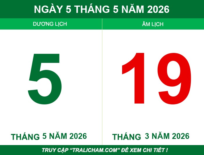 Ngày 5 tháng 5 năm 2026