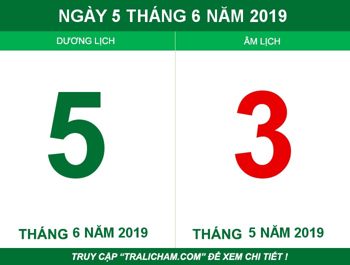 Ngày 5 tháng 6 năm 2019
