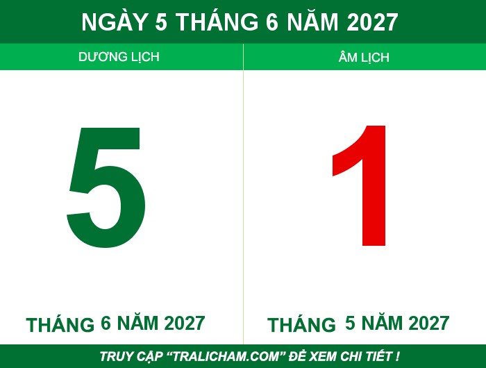 Ngày 5 tháng 6 năm 2027