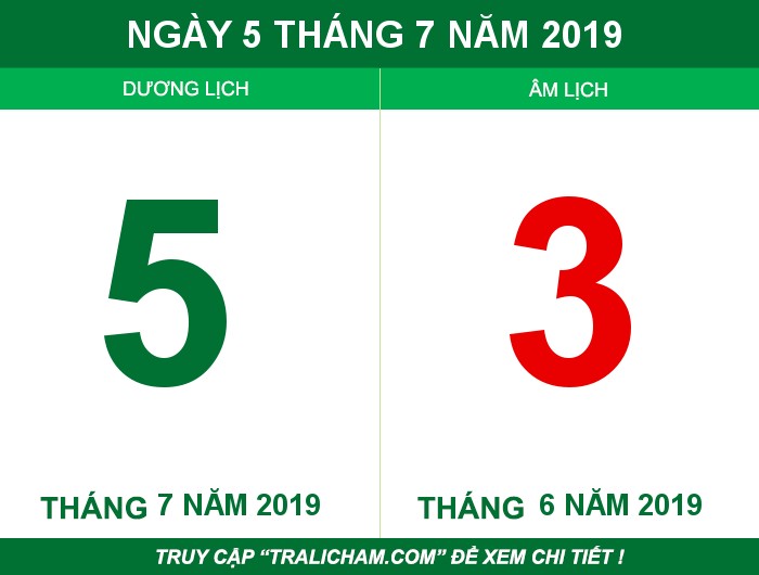 Ngày 5 tháng 7 năm 2019