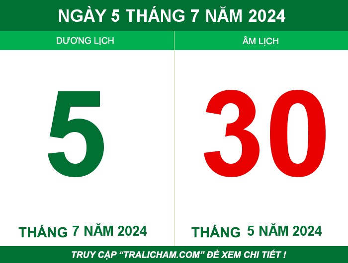 Ngày 5 tháng 7 năm 2024