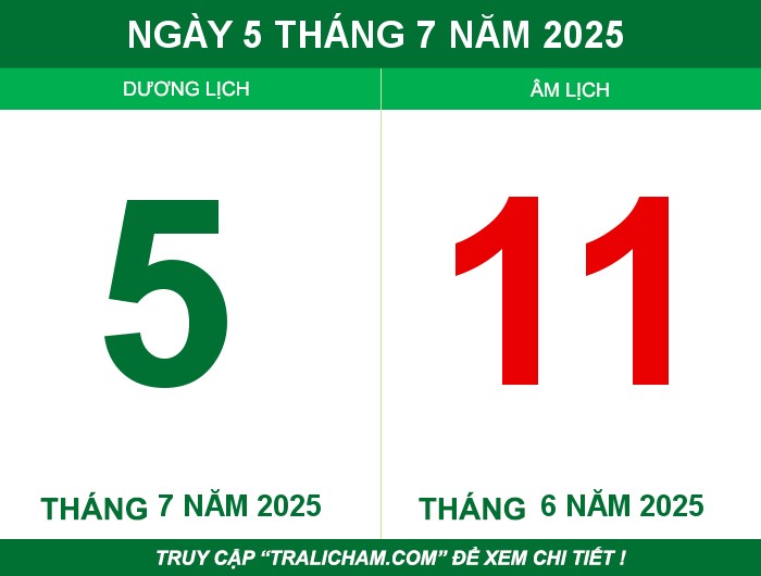 Ngày 5 tháng 7 năm 2025